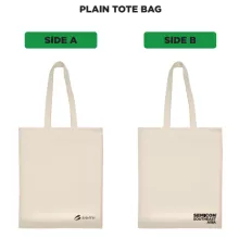 plain tote bag