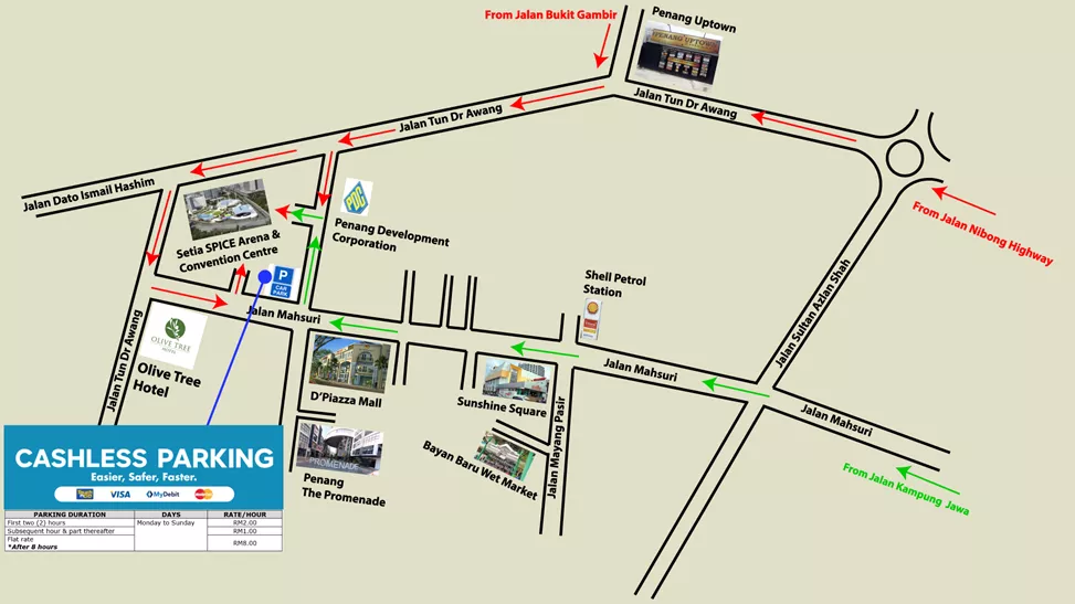 Directionl Map to Setia